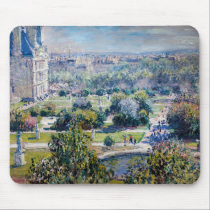 Claude Monet - The Tuileries Gardens Mouse Pad