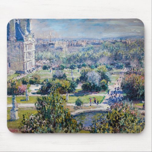 Claude Monet _ The Tuileries Gardens Mouse Pad