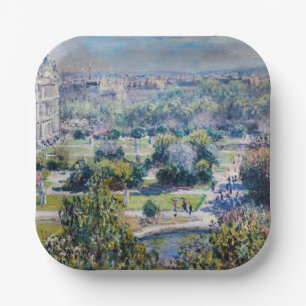Claude Monet - The Tuileries Gardens Paper Plates