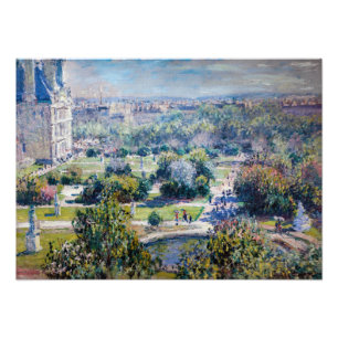 Claude Monet - The Tuileries Gardens Photo Print