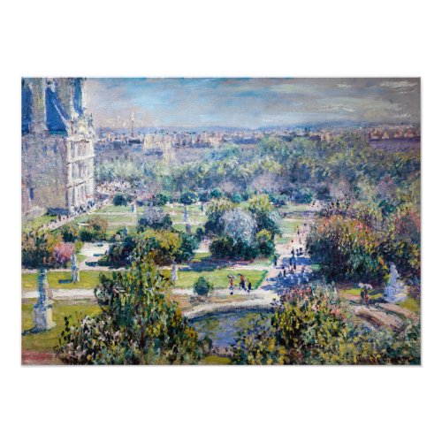 Claude Monet _ The Tuileries Gardens Photo Print