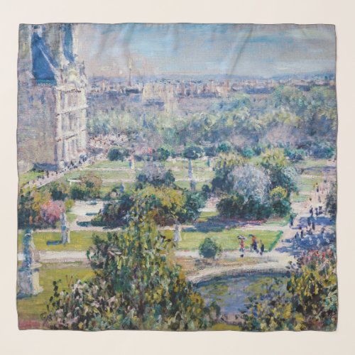 Claude Monet _ The Tuileries Gardens Scarf