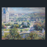 Claude Monet - The Tuileries Gardens Tablecloth<br><div class="desc">The Tuileries Gardens / Les Tuileries - Claude Monet,  1876</div>
