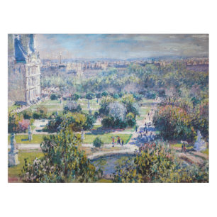 Claude Monet - The Tuileries Gardens Tablecloth