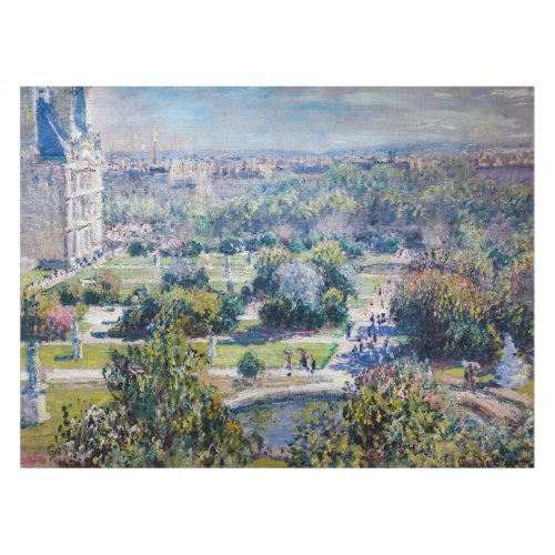 Claude Monet _ The Tuileries Gardens Tablecloth