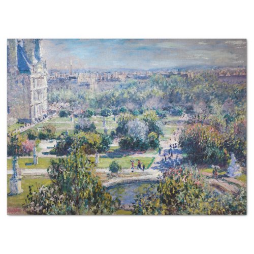 Claude Monet _ The Tuileries Gardens Tissue Paper
