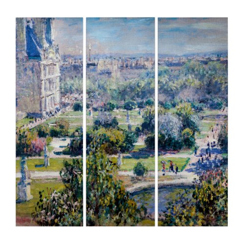 Claude Monet _ The Tuileries Gardens Triptych