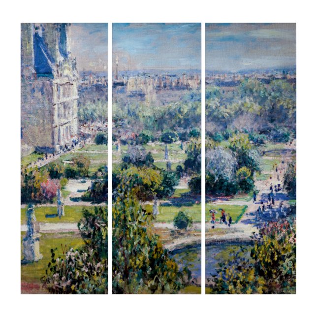 Claude Monet - The Tuileries Gardens Triptych (Front)