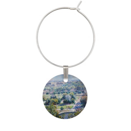 Claude Monet _ The Tuileries Gardens Wine Charm