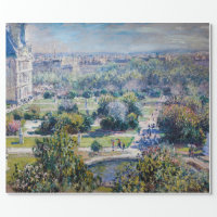 Claude Monet - The Tuileries Gardens Wrapping Paper