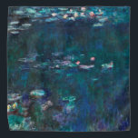 Claude Monet - The Water Lilies - Green Reflection Bandana<br><div class="desc">Claude Monet - The Water Lilies - Green Reflection</div>