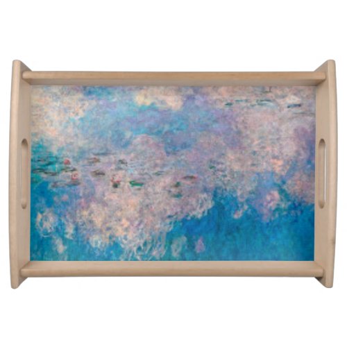 Claude Monet _ The Water Lilies _ The Clouds Serving Tray