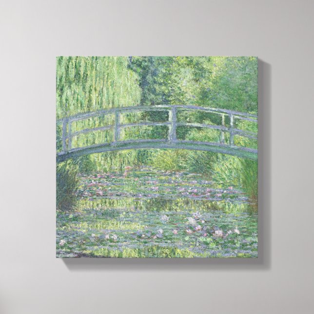 Claude Monet | The Waterlily Pond: Green Harmony Canvas Print (Front)