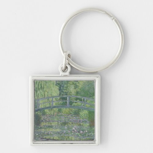 Claude Monet  The Waterlily Pond Green Harmony Keychain