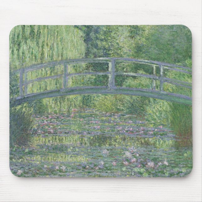 Claude Monet | The Waterlily Pond: Green Harmony Mouse Pad (Front)