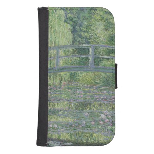 Claude Monet  The Waterlily Pond Green Harmony Phone Wallet