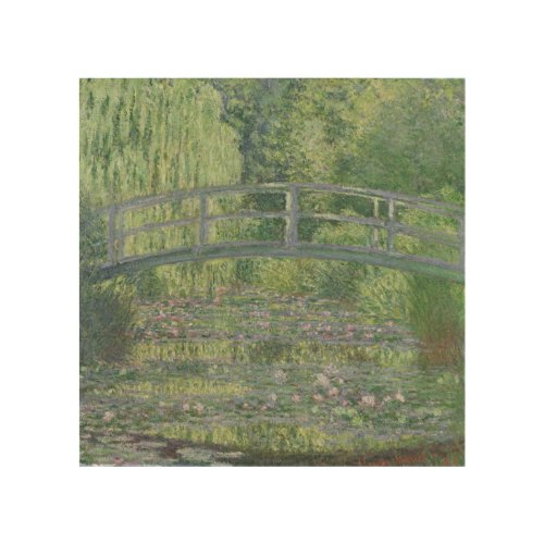 Claude Monet  The Waterlily Pond Green Harmony Wood Wall Decor