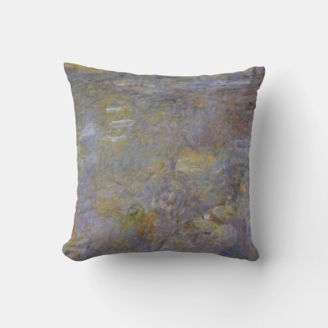 Claude Monet | The WaterLily Pond Throw Pillow (Front)