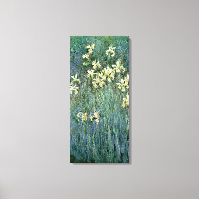Claude Monet | The Yellow Irises Canvas Print (Front)
