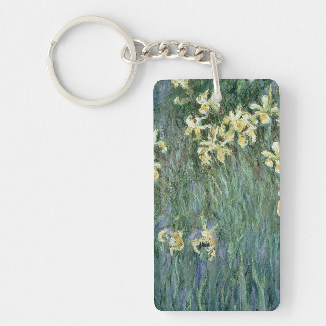 Claude Monet | The Yellow Irises Keychain (Front)