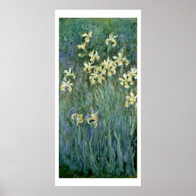 Claude Monet | The Yellow Irises Poster (Front)