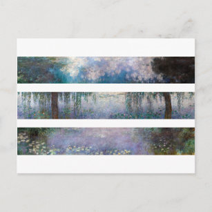 Claude Monet Three Paintings at Orangerie Museum Postcard