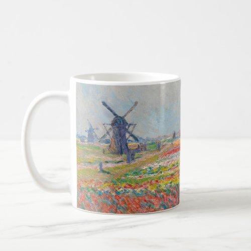 Claude Monet _ Tulip Fields near The Hague Coffee Mug