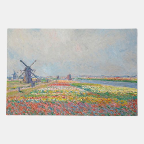 Claude Monet _ Tulip Fields near The Hague Doormat