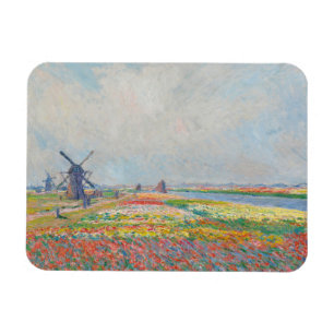 Claude Monet - Tulip Fields near The Hague Magnet