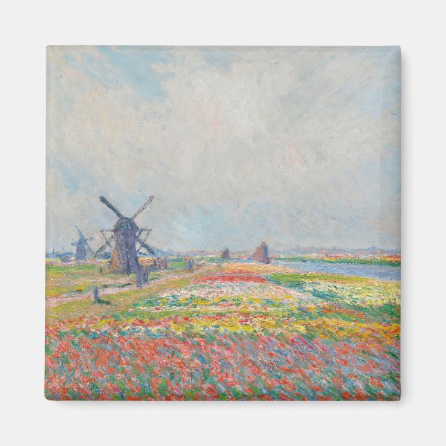 Claude Monet - Tulip Fields near The Hague Magnet (Front)