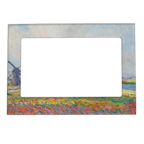 Claude Monet _ Tulip Fields near The Hague Magnetic Frame