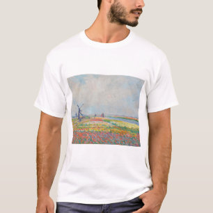 Claude Monet - Tulip Fields near The Hague T-Shirt
