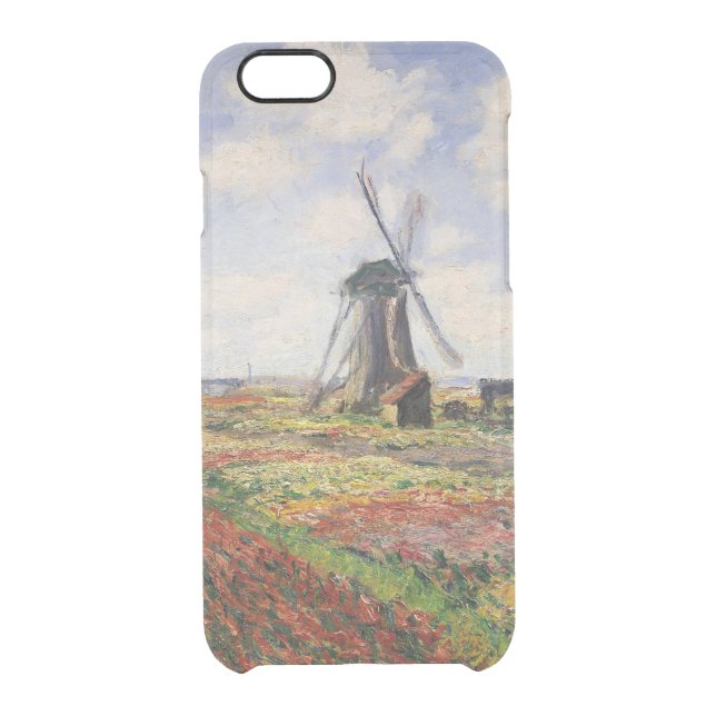 Claude Monet | Tulip Fields Rijnsburg Windmill Uncommon iPhone Case (Back)