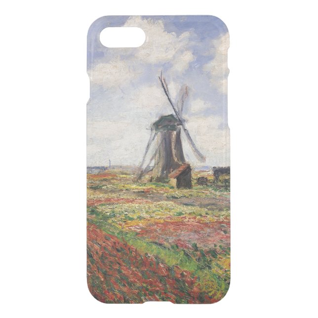 Claude Monet | Tulip Fields Rijnsburg Windmill Uncommon iPhone Case (Back)