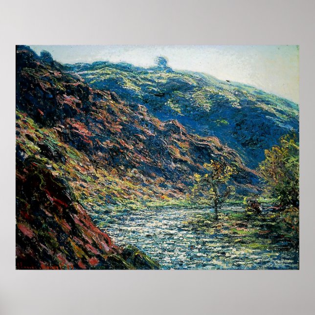 Claude Monet - Valley of the Petite Creuse Poster (Front)