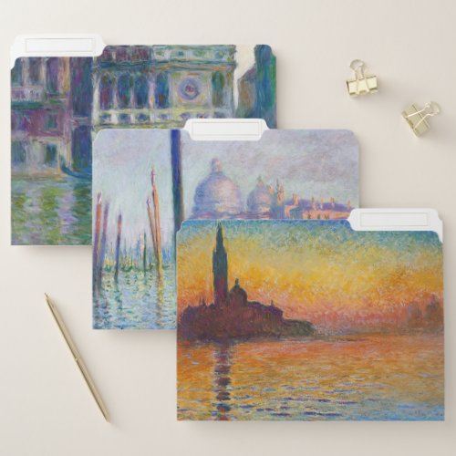 Claude Monet _ Venice Masterpieces Selection  File Folder