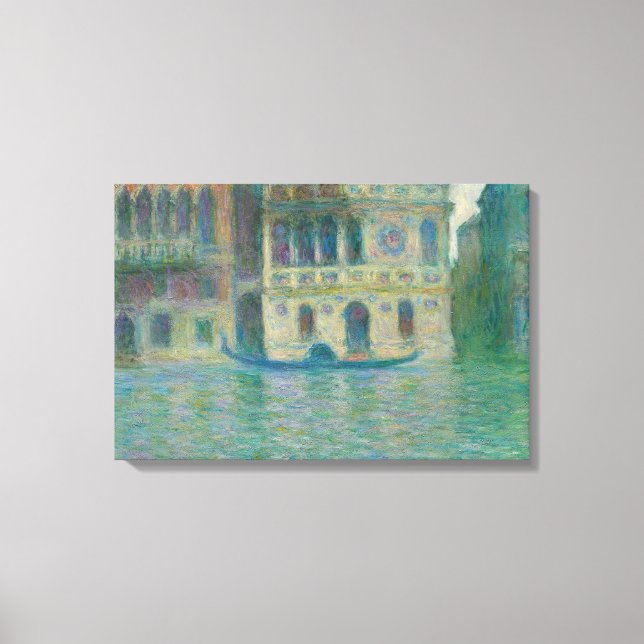 Claude Monet - Venice, Palazzo Dario Canvas Print (Front)