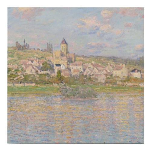 Claude Monet _ Vetheuil Faux Canvas Print