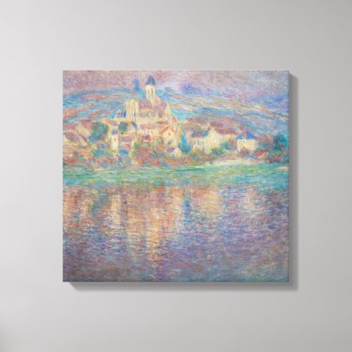 Claude Monet _ Vetheuil Sunset Canvas Print