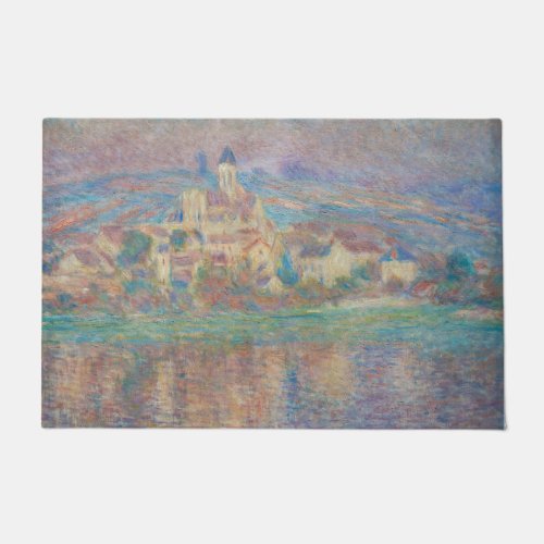 Claude Monet _ Vetheuil Sunset Doormat
