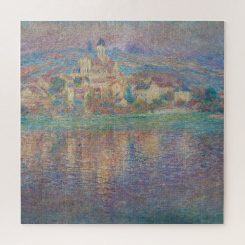 Claude Monet _ Vetheuil Sunset Jigsaw Puzzle