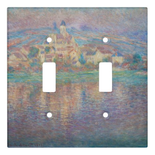Claude Monet _ Vetheuil Sunset Light Switch Cover