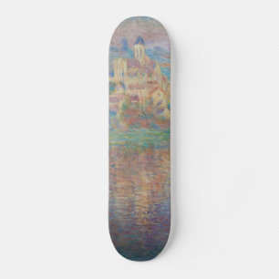 Claude Monet - Vetheuil, Sunset Skateboard