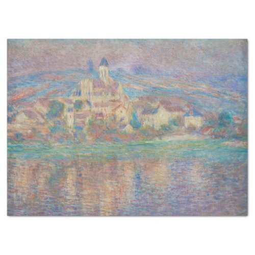 Claude Monet _ Vetheuil Sunset Tissue Paper