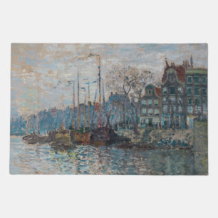 Claude Monet - View of Amsterdam Doormat
