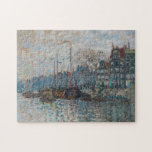 Claude Monet - View of Amsterdam Jigsaw Puzzle<br><div class="desc">View of the Prins Hendrikkade and the Kromme Waal in Amsterdam - Claude Monet,  Oil on Canvas,  1874</div>