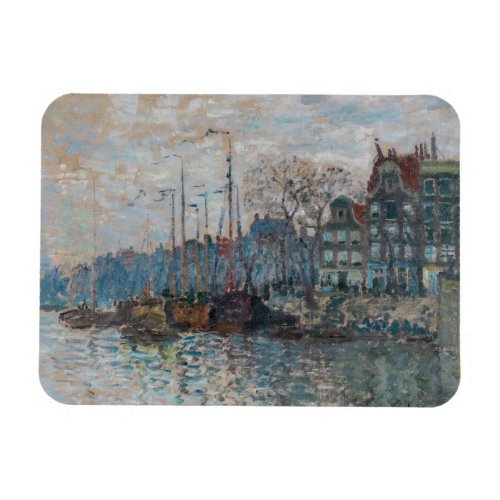 Claude Monet _ View of Amsterdam Magnet