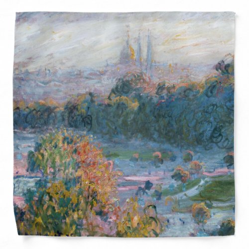 Claude Monet _ View of the Tuileries Study Bandana