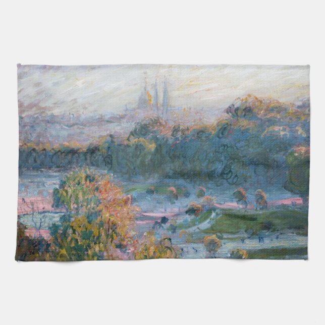 Claude Monet - View of the Tuileries, Study Kitchen Towel (Horizontal)