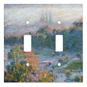 Claude Monet - View of the Tuileries, Study Light Switch Cover